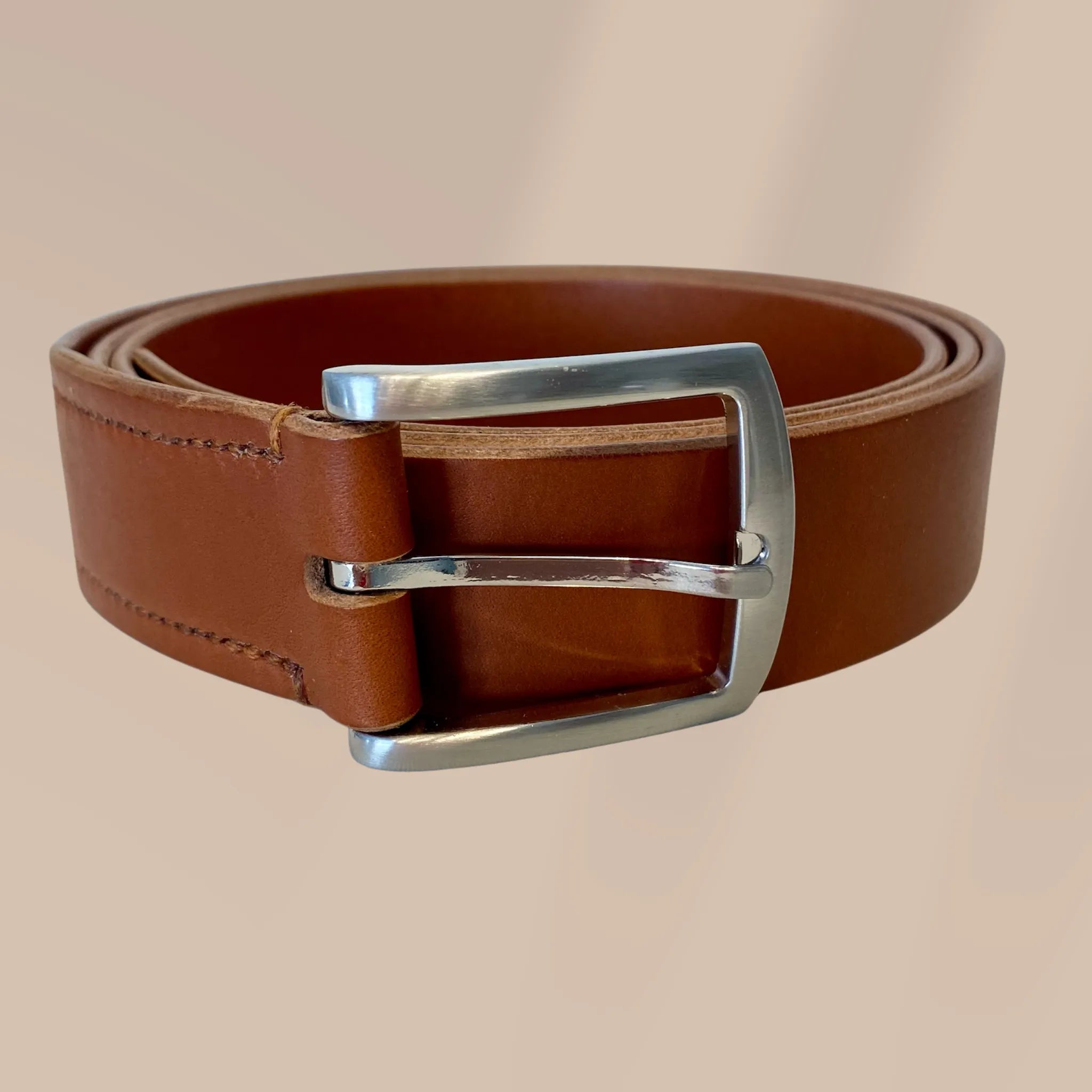 Ceinture Cronos cuir pleine fleur fait main – accessoire équestre artisanal | Constel'Hope