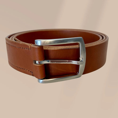 Ceinture Cronos cuir pleine fleur fait main – accessoire équestre artisanal | Constel'Hope