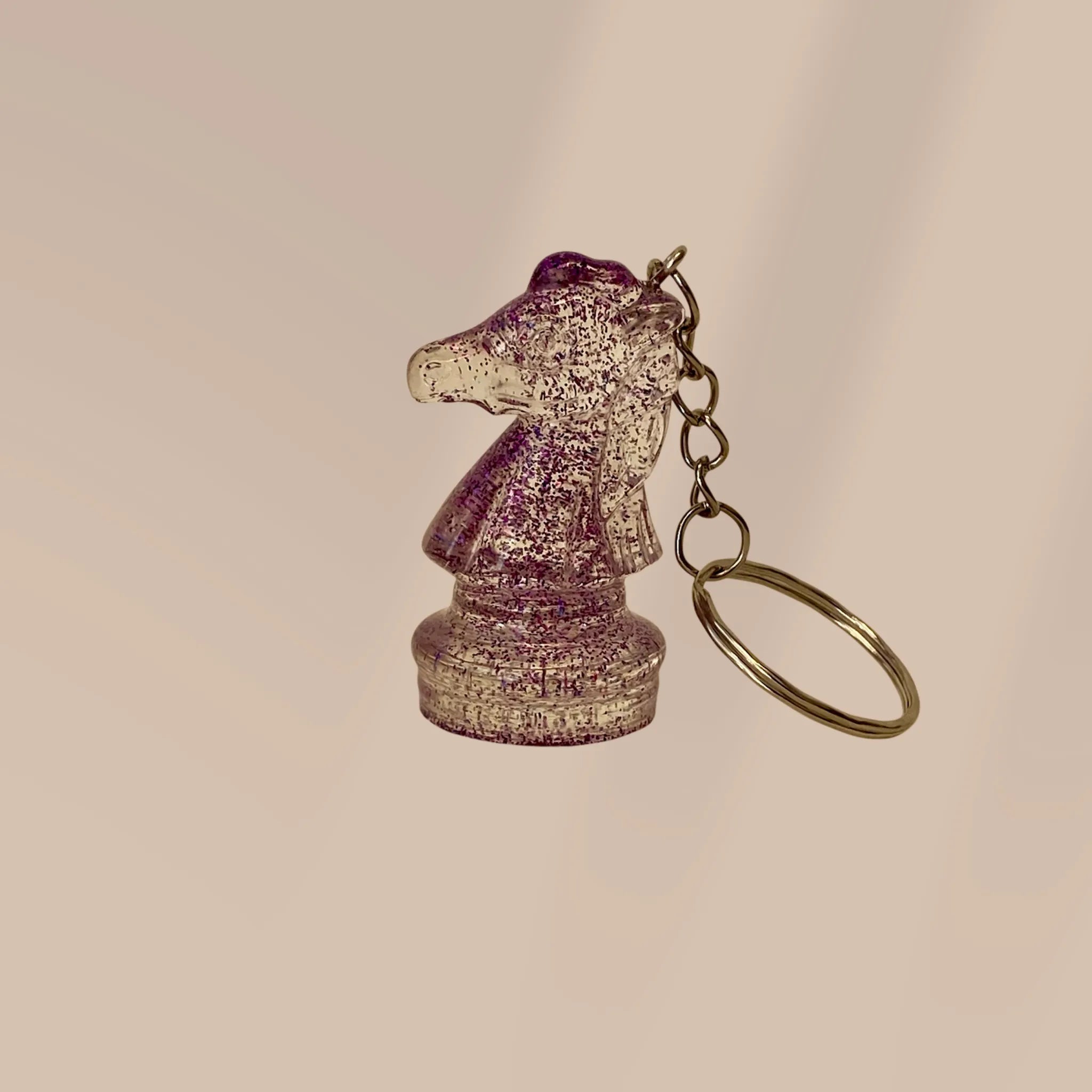 Porte clé Le Cavalier Améthyste