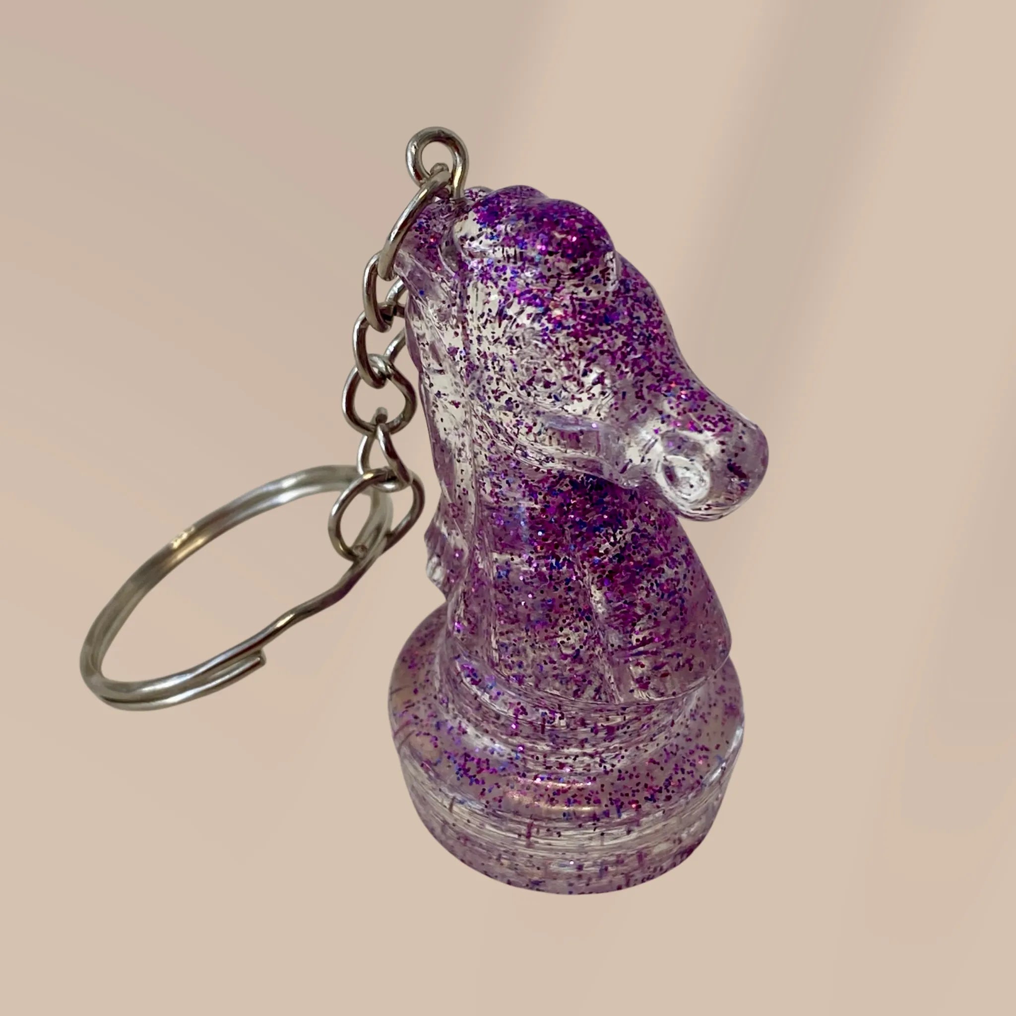 Porte clé Le Cavalier Améthyste