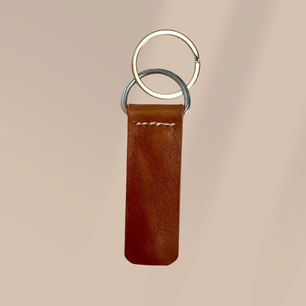 Porte-clé Spirit cuir et crin de cheval – création artisanale équestre | Constel'Hope